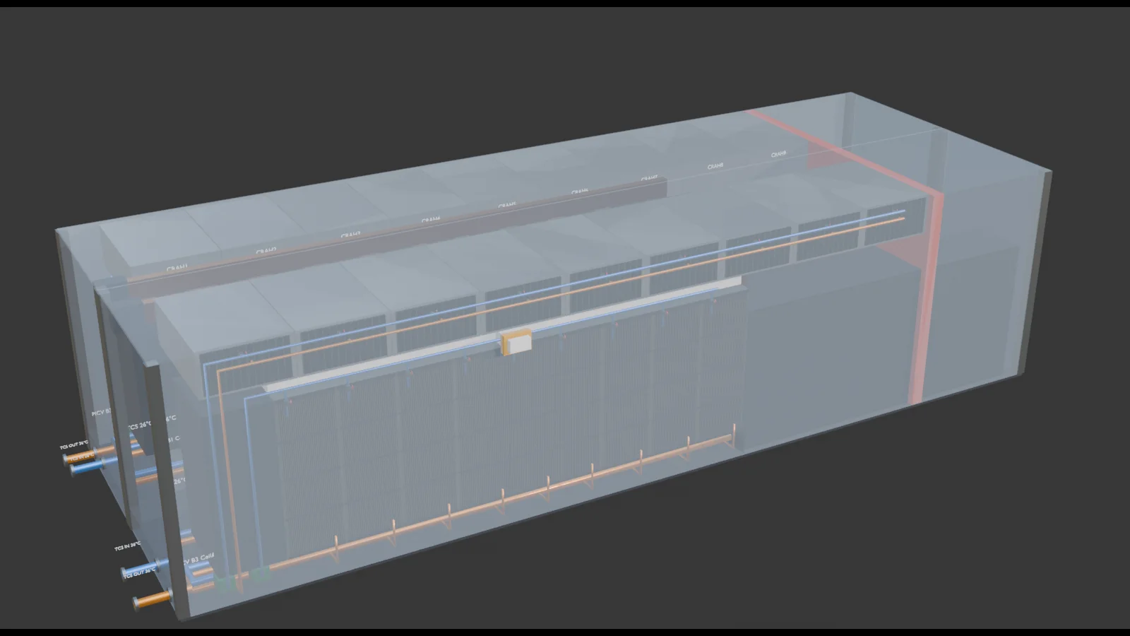 模块化数据中心 L1240C45 Gemini twin liquid cooling containers