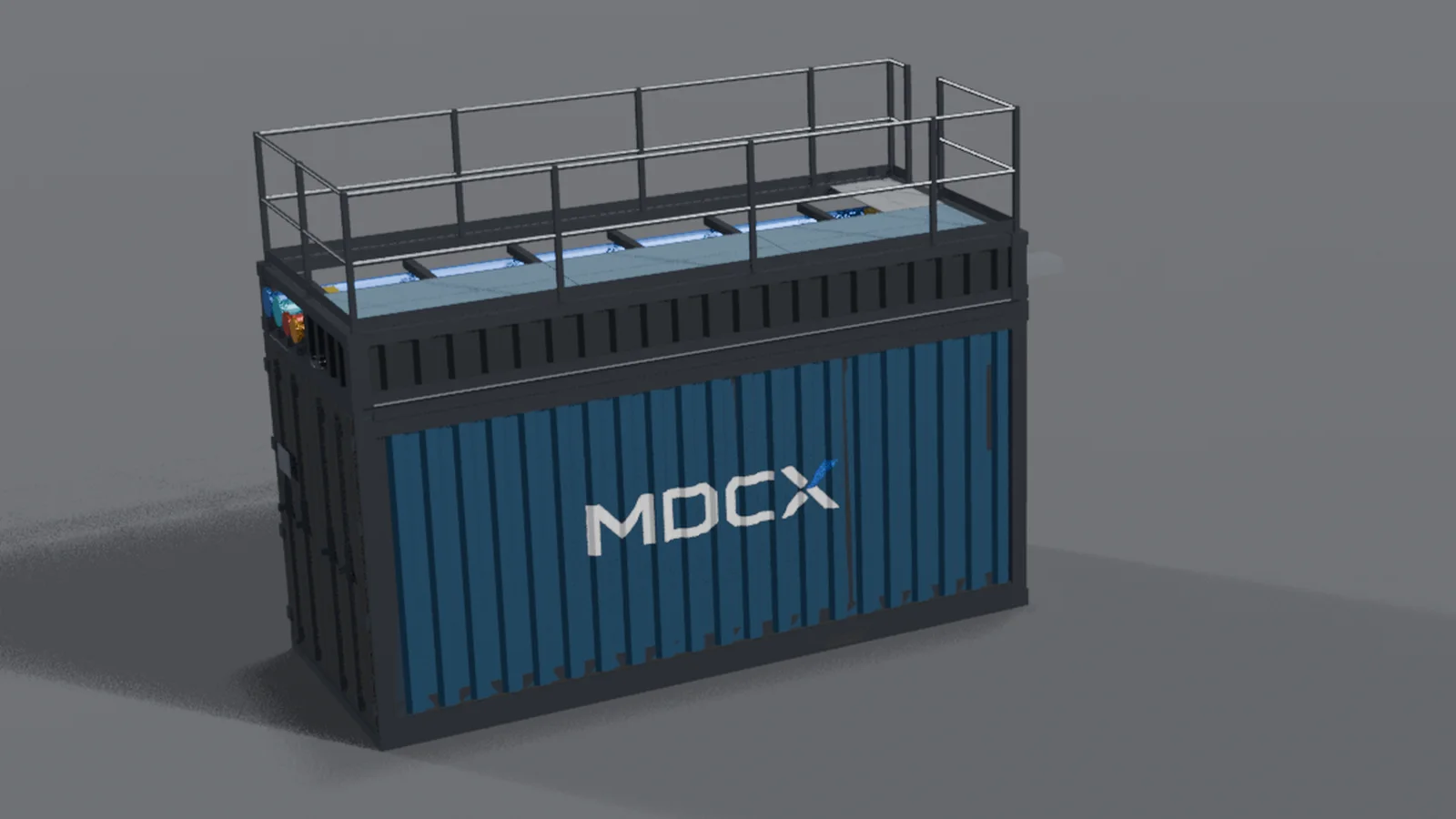 模块化数据中心 L450C20 liquid cooling container cutaway